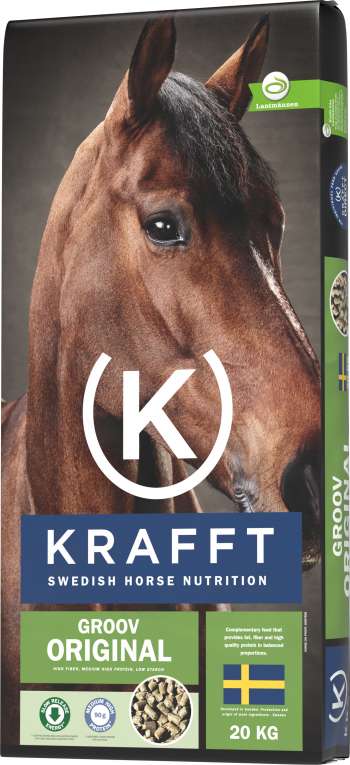 Hästfoder Krafft Groov Original, 20 kg