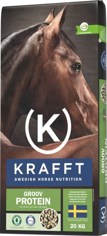 Hästfoder Krafft Groov Protein, 20 kg