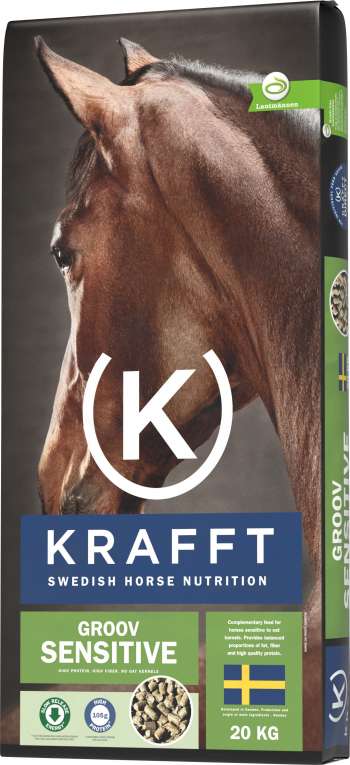 Hästfoder Krafft Groov Sensitive, 20 kg