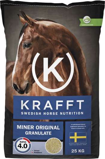 Hästfoder Krafft Miner Original Granulate, 25 kg
