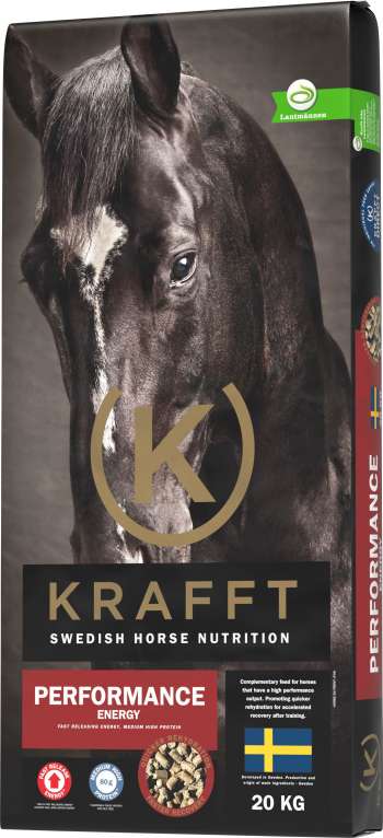 Hästfoder Krafft Performance Energy, 20 kg