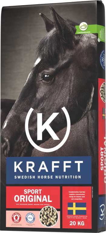 Hästfoder Krafft Sport Original, 20 kg