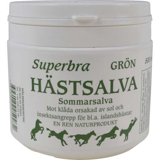 Hästsalva Superbra Grön, 500 ml