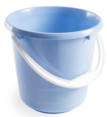 Hink 5 liter plast matt blå