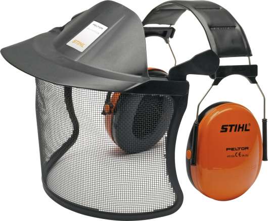 Hörselskydd med nätvisir Stihl