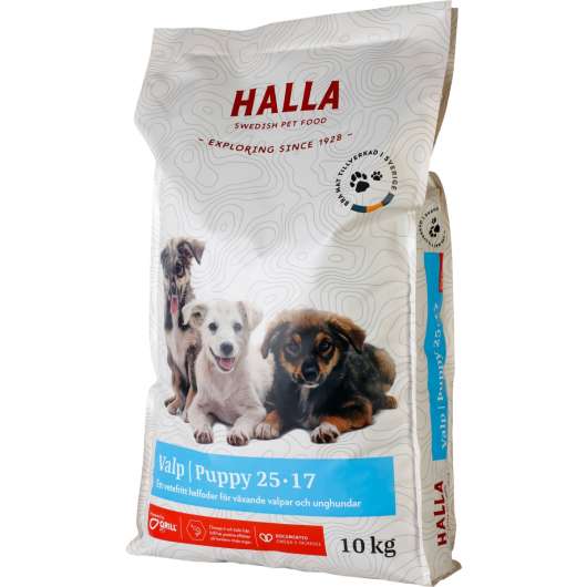Hundfoder Halla Valp, 10 kg