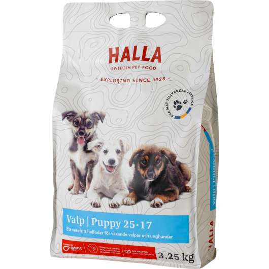 Hundfoder Halla Valp, 3,25 kg