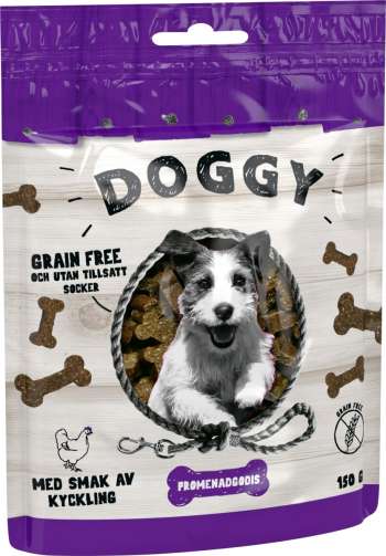 Hundgodis Doggy Grain Free, 150 g