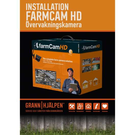 Installation Övervakningskamera Luda.Farm FarmCam HD