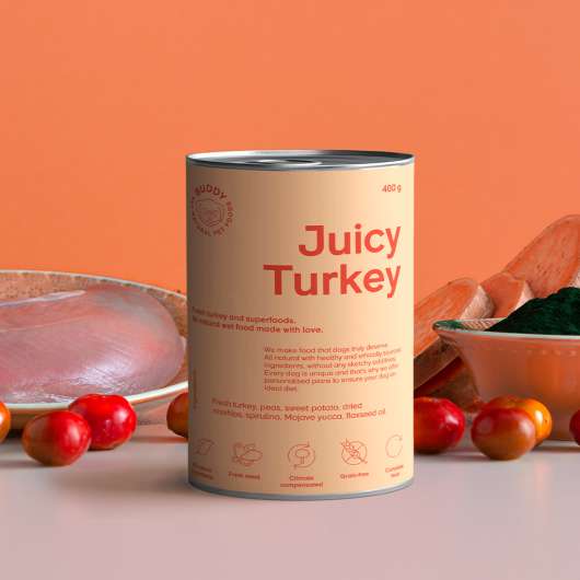 Juicy Turkey 12 x 400g
