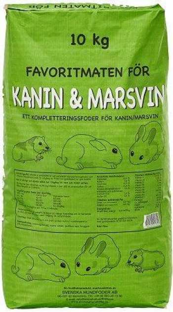 Kanin & Marsvinsfoder - 10 kg