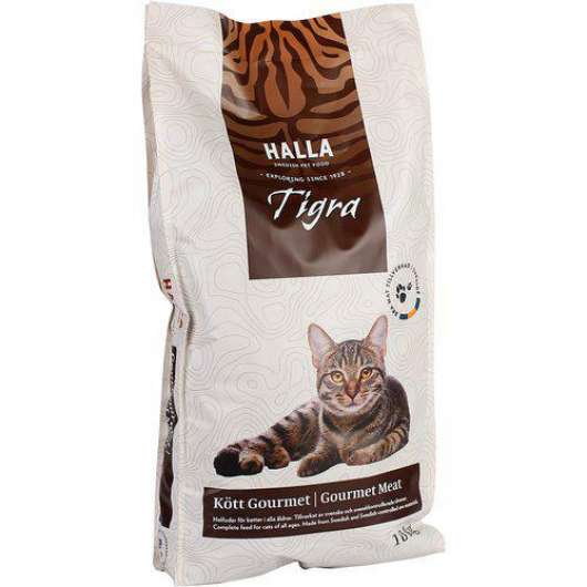 Kattfoder Tigra Kött Gourmet - 10 kg