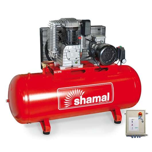 Kolvkompressor Shamal Hd K30 Ydstart 7,5hk 11bar 270l/t 698l/m 1200v/m