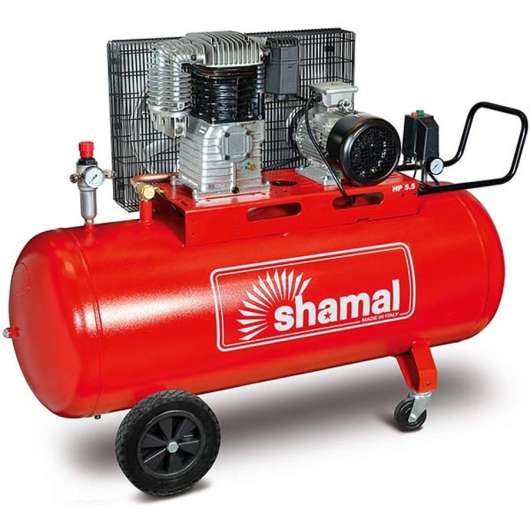 Kompressor Shamal 5,5hk 150l.tank 530 L/m 3-fas