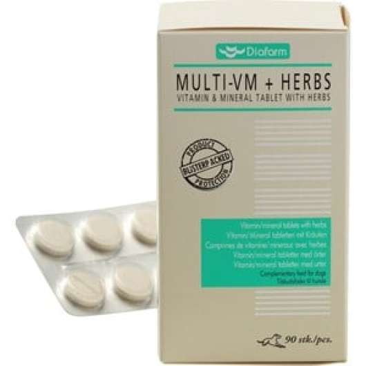Kosttillskott Diafarm Vitamin & Mineral 90 Tabletter