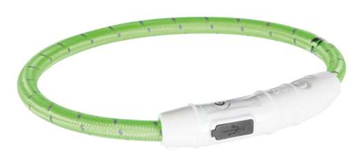 Lysande halsband - XS-Small / Grön