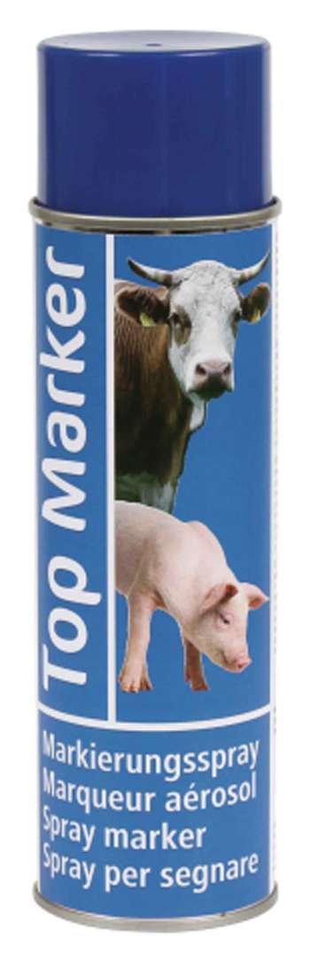 Märkspray 400 ml för djur blå