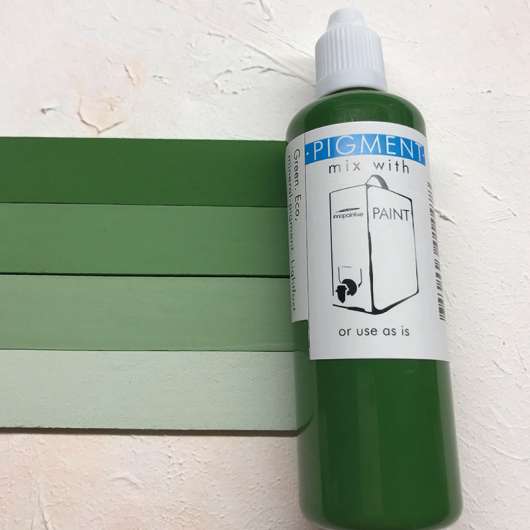 Mineralfärg pigment grön 100ml