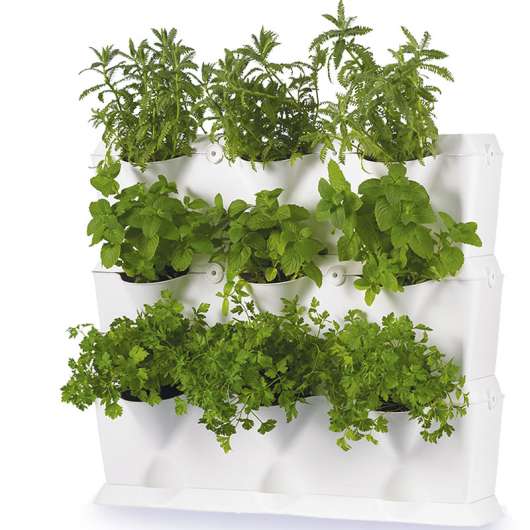 Minigarden Vertical växtvägg, vit