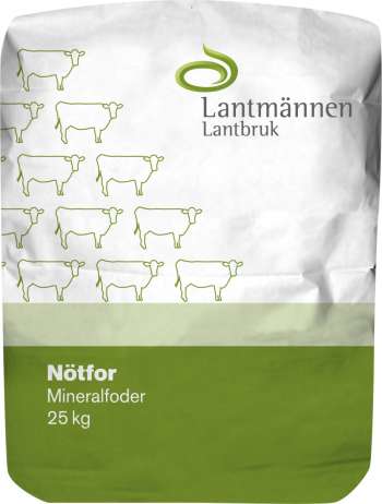 Nötfoder Lantmännen Mineralfoder Effekt Optimal, 25 kg