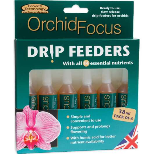 Orkidenäring, Orchid Focus Drip Feeders, 10-pack