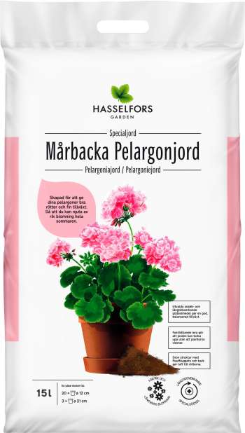 Pelargonjord Hasselfors, 15 l