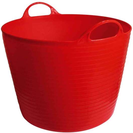 Plastbalja flexitrug 28 liter, röd