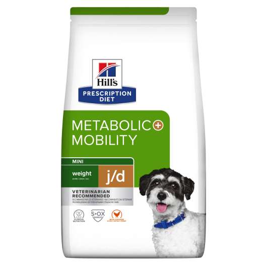Prescription Diet Mobility + Metabolic Weight Management Mini Torrfoder till Hund med Kyckling - 1 kg
