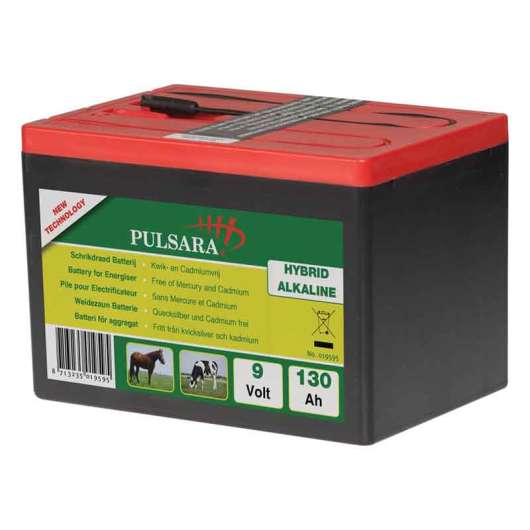 Pulsara Batteri Hybrid High Energy 9V/130Ah Liten box