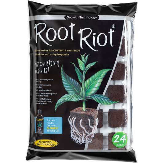 Root Riot - Bricka med 24 kuber