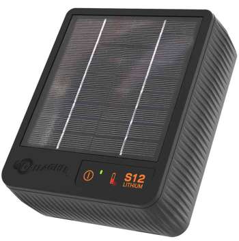 S12 Solpanelsaggregat till elstängsel inkl Lithium batteri