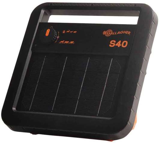 S40 solpanelsaggregat till elstängsel inkl batteri