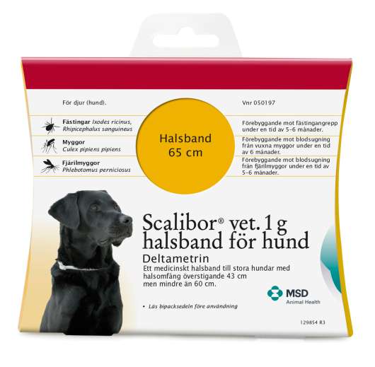 Scalibor® vet. Medicinskt Halsband 1,0 g, för Hund - 1 st x 1,0 g