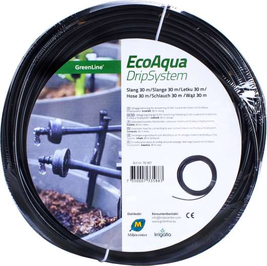 Slang GreenLine till EcoAqua DripSystem, 30 m