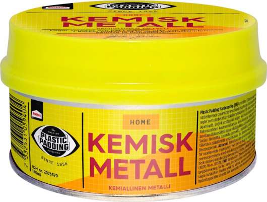 Spackel Plastic Padding Kemisk Metall, 180 ml