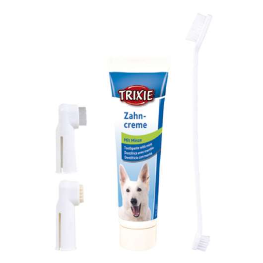 Tandvårdskit med tandkräm och tandborste för hund - Tandvårdskitt för hund
