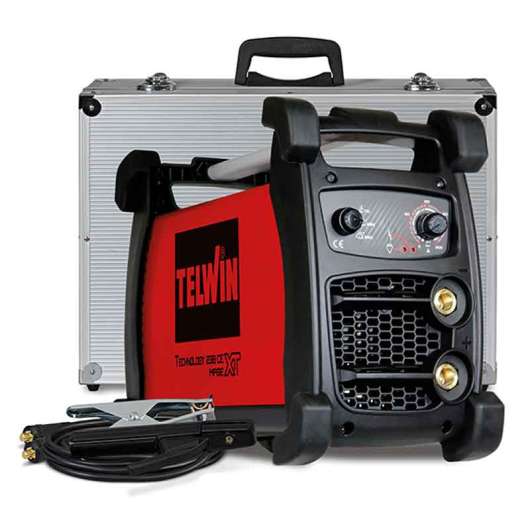 Telwin Invertersvets Technology 238 XT CE MPGE 5-200 A 230 V för generator i aluminiumväska inkl. tillbehör