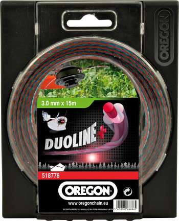 Trimmertråd Oregon Duoline PLUS 3,0 mm 3,0 mm x 15 m