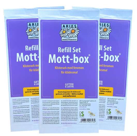 Värdekit: 3st Mottlock refill 2-pack