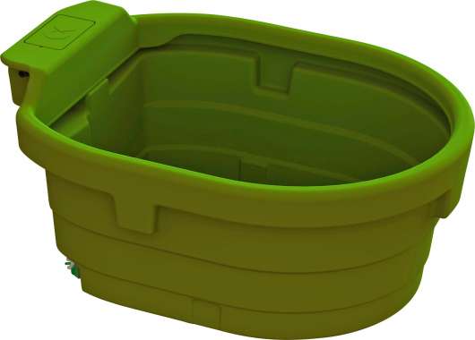 Vattenkar Oval, Grön 550 liter