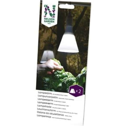 Växtbelysning Nelson Garden Extra lampskärm LED-lampa, 2-pack