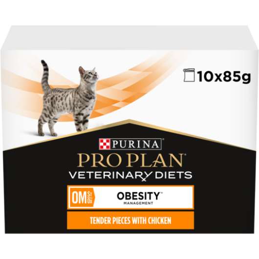 Veterinary Diets OM St/OX Obesity Management Mousse Våtfoder - 10 st x 85 g
